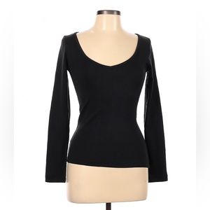 *SOLD!* Hellcat Lace Corset Tie Back Long Sleeve Top